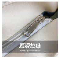 Bolso Cruzado De Hombro Para Mujer En Lona Japonesa Tote Mensajero Estilo Fashion Con Cierre De Cremallera Bolso De Mano Para Estudiantes - details 3