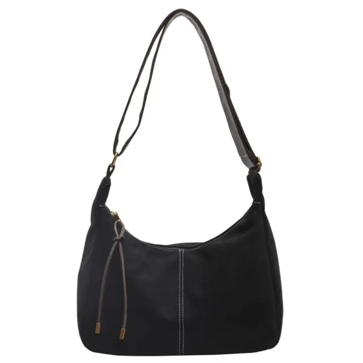 Bolso de Viaje Versátil Diseño de Gamuza de Moda Textura Extranjera Bolso de Hombro para Las Axilas - 1