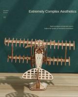 Rompecabezas de madera 3d para niños, conjunto de modelos de construcción mecánicos Montessori DIY, juguetes para construir motocicletas, dirigibles, coches, trenes - details 46