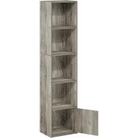 Biblioteca de 5 Niveles con 1 Puerta de Almacenamiento, Blanco - details 47