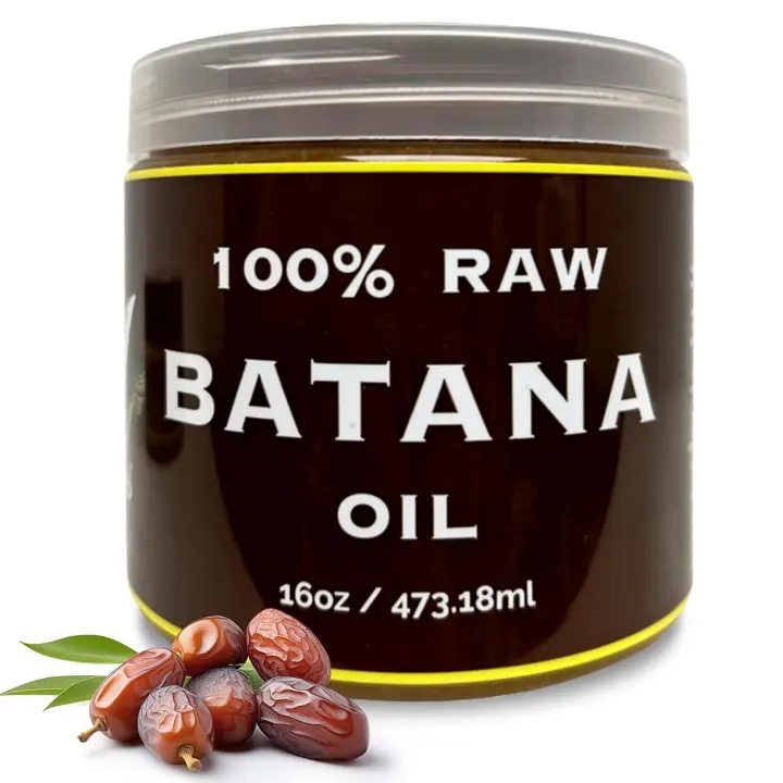 RA Cosmetics 100% natural sin refinar aceite na cabello saludable, 16 oz |   Hidratante para reparación dañada |   Fortalecimiento y Nutrición - 1