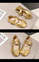 Zapatos de cuero para niñas pequeñas, zapatos planos con lazo para fiesta de boda, Princesa, Mary Janes, zapatos de vestir para niños brillantes - details 5