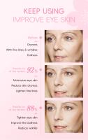LAIKOU Sakura crema antiarrugas para ojos que desvanece las líneas finas, suero para ojos antiojeras, elimina las bolsas de los ojos, hinchazón, reafirmante antienvejecimiento - details 4