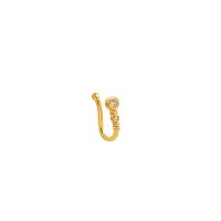 Anillo de Nariz en U Diseñado Estilo Hip Hop Sencillo Zirconia Cúbica Incorporada - details 5