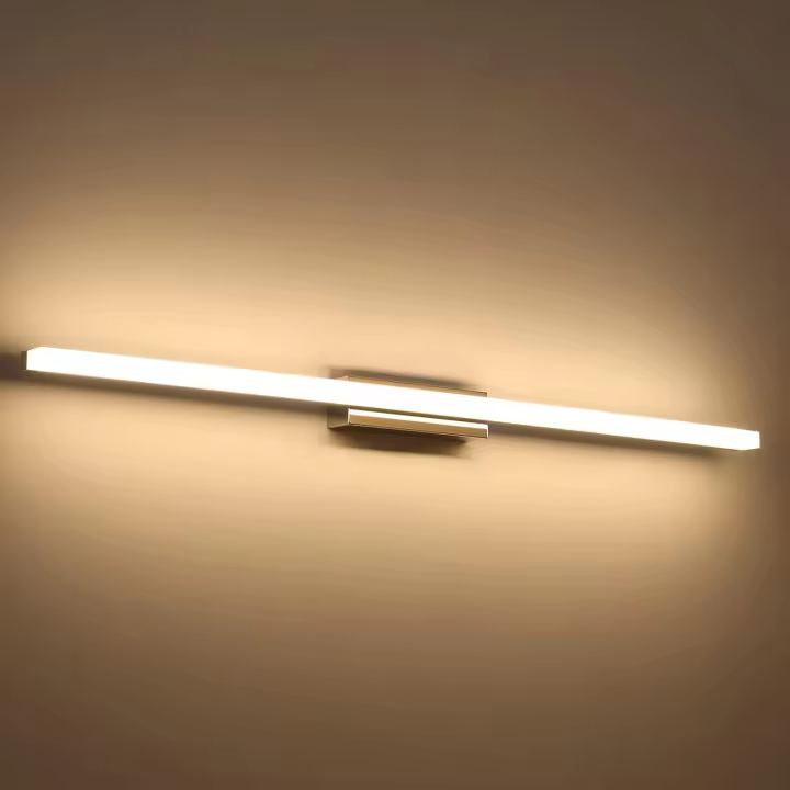 Lampara LED de Espejo Baño 20W 90cm, IP44 Apliques Espejo de Baño LED, Luz Baño Espejo Moderno, 1300 Lumen, 110-240V, 3000K Blanco Cálido - 1