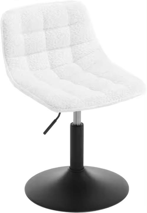Taburete Ergonómico para Escritorio Taburete con Espalda Ajustable Diseño de Cocina Base de Metal - 1