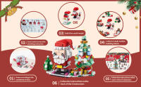 Calendario de Adviento 2024, kit de bloques de construcción de Navidad, árbol de Navidad, Papá Noel,cuenta atrás de 12 días - details 8