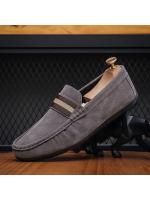 Los hombres de frijol zapatos a pasos de los hombres perezosos zapatos de moda de los hombres zapatos de cabeza redonda de gran tamaño de los hombres modelos Lefebvre zapatos zapatos casuales - details 4