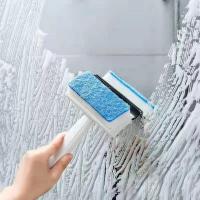 Limpiador de Ventanas de Vidrio Multifuncional Cepillo de Limpieza para Espejo, Baño, Pared - details 1