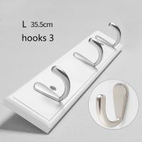 Ganchos de madera para colgar ropa, Perchero de bambú, decoración del hogar, cocina y baño, 3, 4 unidades - details 11