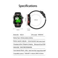 Reloj Inteligente Militar para Hombres Pulsera con Rastreo GPS, Bluetooth, Llamadas, Batería de 2024 Mah, Compás, Iluminación LED - details 20