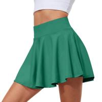 Verano Mujer Sprints tenis baile Fitness faldas cortas juvenil secado rápido sólido forro femenino cintura alta Mini faldas pantalones cortos - details 5