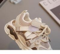 Sandalias deportivas para niño y niña, zapatos de tenis transpirables de malla hueca, zapatillas para correr a la moda, resistentes al desgaste y a prueba de suciedad, novedad de verano 2024 - details 15