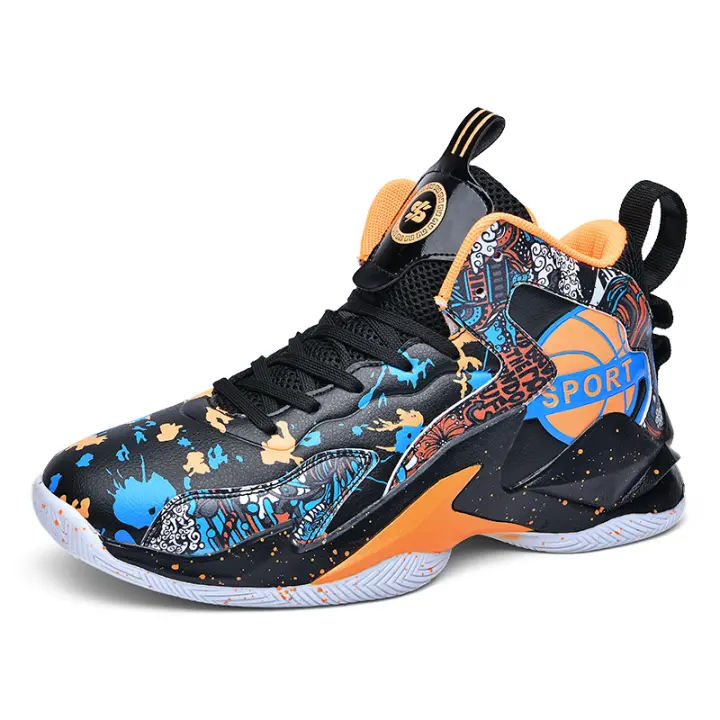 Zapatillas de baloncesto de alta calidad para Hombre, zapatos deportivos antideslizantes con amortiguación, transpirables, cómodos, para entrenamiento en el gimnasio, para adolescentes - 1