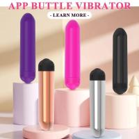 Embalaje privado SEXY Mini Bullet Lipstick G Spot Vibrador 10 modos de vibración Estimulador de clítoris de bolsillo discreto Juguetes sexuales para adultos para juegos Anal Plug - details 17