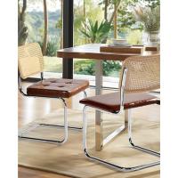 Pack de 4 Sillas Comedor Sillas de Cocina Nórdico con Asiento Tapizado y Las piernas de Madera de Haya Maciza - Azul Mentol - details 3