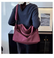 Quiero este bolso de gran capacidad, bolso de hombro informal de moda, bolso vintage mate para las axilas - details 22