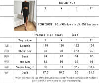 El vestido de mujer es delgado y medio - details 0