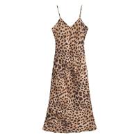 Vestido Midi de Moda Verano 2024 Estilo Interior con Estampado de Leopardo - details 0