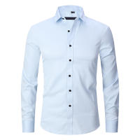 Camisas de hombre Camisas de uso formal con botones de solapa casual - details 3