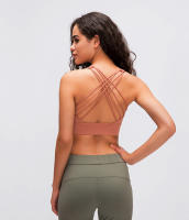 Sujetador Deportivo de Yoga para Mujeres SHINBENE con Correa Cruzada y Almohadilla Plantilla Inalámbrico Top de Entrenamiento Fitness - details 22