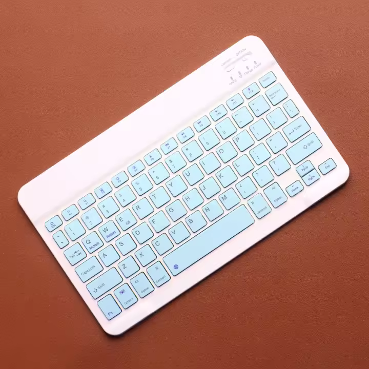 Teclado inalámbrico compatible con Bluetooth para Android, IOS, Windows Mini, 78 teclas para juegos, PC, iPad, tableta - 1