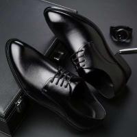 Zapatos de cuero de vestir de oficina formales para hombre, talla grande 38-48, PU, ​​estilo inglés, baratos, 2020 - details 5