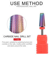 Broca de Uñas KADS con Carburo Trapered Herramienta de Remoción de Esmalte de Gel Acylico para Manicura Cortadora de Miling 3/32" - details 4