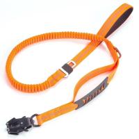 Correa elástica táctica de alta resistencia para perros grandes, correas reflectantes para mascotas con cinturón de seguridad para coche, sin tirones, absorción de impactos - details 12