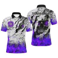 Camisetas con gráficos de dardos a la moda, camisetas personalizadas con nombre del equipo, camisetas estampadas en 3D, camisetas deportivas holgadas y transpirables para hombre - details 3