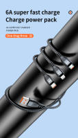 Cable de carga súper rápida 3 en 1, 6A, 66W, 1,2 M, 2M, cargador Micro USB tipo C, nailon trenzado para iPhone, Xiaomi, Samsung - details 9