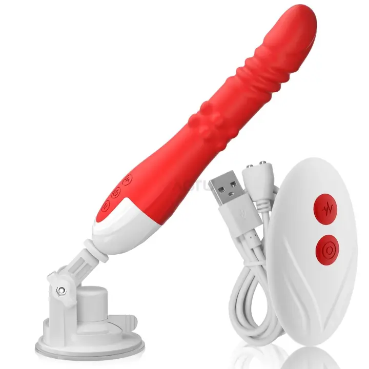 Vibrador Telescópico Automático Estimulación Realista de Punta G Spot, Clítoro y Anal - 1