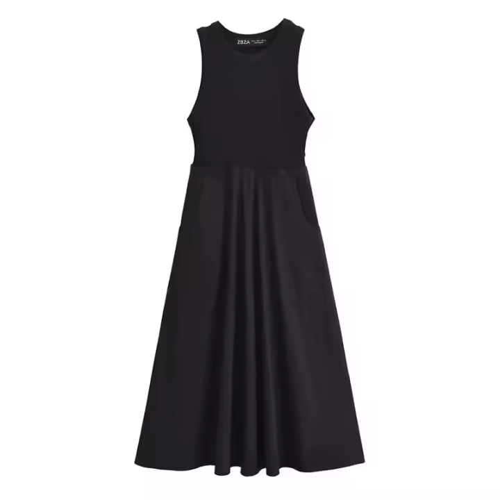 Vestido de verano de retales para mujer, ropa elegante, cómoda, moda urbana, juvenil, 2024 - 1