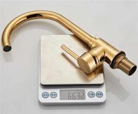 Grifo de oro rosa/negro/cromado mezclador de agua fría y caliente grifo de fregadero giratorio de 360 ​​grados montado en cubierta para cocina - details 17