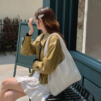 Bolsos de hombro Bolsos de mano de ganchillo para mujer Bolso de mano Bolso de viaje de playa Bolso de compras de gran capacidad - details 5