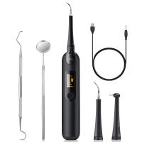 Kit de blanqueamiento Dental eléctrico, raspador Dental con espejo para la boca, para eliminar manchas de sarro cuidado bucal, limpiador de dientes - details 1
