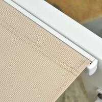 Hamaca de Aluminio para Exteriores Respalda Reclinable en 5 Posiciones Carga de 120 kg - details 8