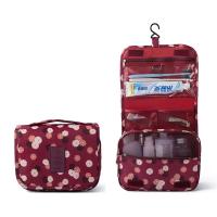 Organizador de baño impermeable con gancho para mujer, bolsa de almacenamiento portátil para maquillaje, cosméticos, viaje, lavado de inodoro - details 10