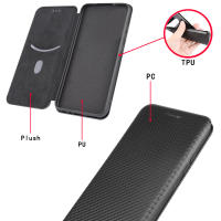 Funda de Carbono para Samsung Galaxy S24 Wallet de Protección de Cuero con Estilo de Libro de Apretón Magnético - details 4