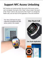 2025 nuevo AMOLED VA9 Ultra 2 Smartwatch hombre mujer NFC Gps impermeable IWO Ultra Series 9 Smartwatch para ios Android PK Hk9 Ultra 2 - details 12