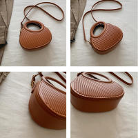 Bolsos de hombro de PU suave, bolso cruzado con forma de Luna, Asa superior portátil, regalo para dama y novia, nuevo - details 7