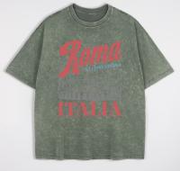 Camiseta Casual de Verano para Mujer Algodón Cinturón, Cuello Redondo, Manga Corta - details 28