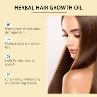 HOEGOA Nutre el Cabello Encrespado, Suaviza y Aclara, Masajea con Aceite Esencial para el Cuidado del Cabello - details 6