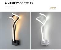 Lámparas LED modernas de pared para interiores, candelabro de pared para decoración de dormitorio, mesita de noche, sala de estar, CA de 90V-260V - details 2