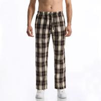 Pantalón à carreaux pour hommes, décontracté, avec cordon de serrage, droit, Harajuku, Hip-hop, pour l'extérieur, quotidien, nouvelle collection été - details 31
