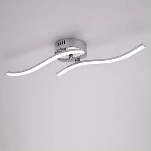 Goeco Lámpara de Techo LED Moderna 18W Iluminación Interior Nórdica Metal Lacacero - 1