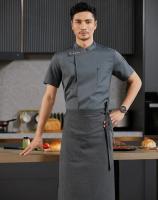 Ropa de trabajo de Chef de pastelería, chaqueta de cocinero, servicio de comida, ropa de cocina, Tops, camisa de cocina, monos de camarero de Hotel, uniforme de restaurante - details 11