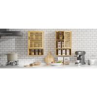 bambu armario pared baño