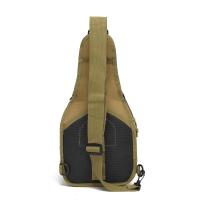 Mochila cruzada para hombre, bolso de hombro para el pecho, viaje, deportes al aire libre, escalada, táctico militar, nailon, bandolera lateral para hombre - details 4