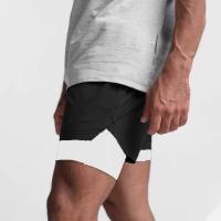 Pantalones cortos corrientes de la surf del sudor activo de la aptitud respirable para hombre del verano del logotipo de encargo del envío rápido - details 9